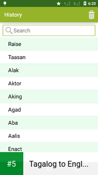 Tagalog to English Dictionary app screenshot 5