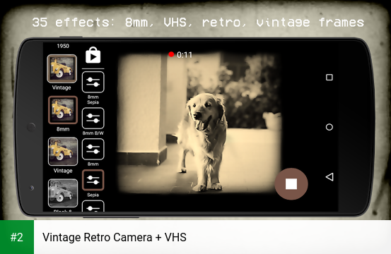 Vintage Retro Camera + VHS apk screenshot 2