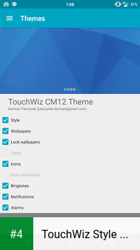TouchWiz Style CM12 Theme apk screenshot 4