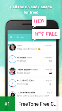 FreeTone Free Calls & Texting app screenshot 1