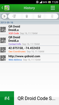 QR Droid Code Scanner apk screenshot 4