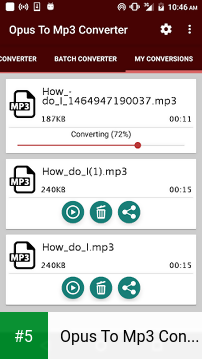 Opus To Mp3 Converter app screenshot 5