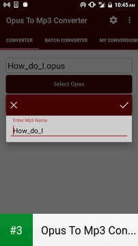 Opus To Mp3 Converter app screenshot 3
