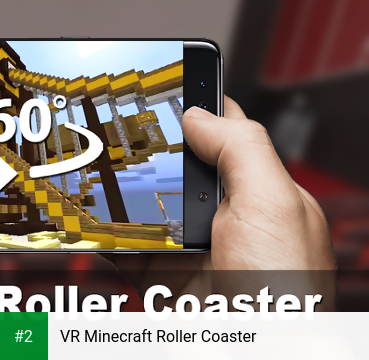 VR Minecraft Roller Coaster apk screenshot 2