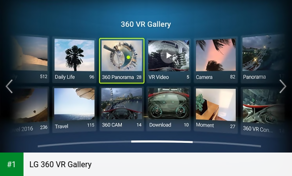 LG 360 VR Gallery app screenshot 1