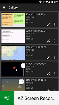 AZ Screen Recorder - No Root app screenshot 3