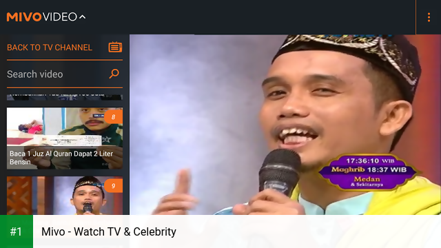 Mivo - Watch TV & Celebrity app screenshot 1