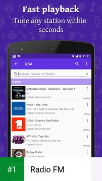 Radio FM app screenshot 1