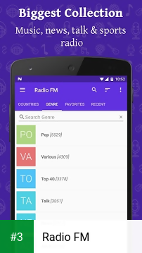 Radio FM app screenshot 3