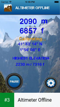 Altimeter Offline app screenshot 3