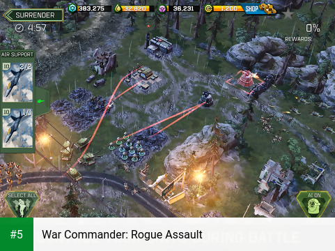 War Commander: Rogue Assault app screenshot 5