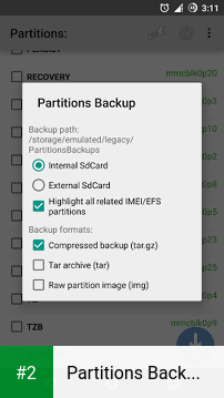 Partitions Backup & Restore apk screenshot 2