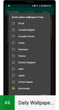 Daily Wallpapers from Bing apk screenshot 4