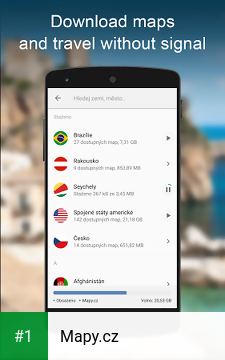 Mapy.cz app screenshot 1