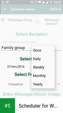 Scheduler for WhatsApp app screenshot 5