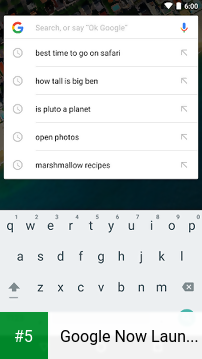 Google Now Launcher app screenshot 5