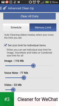 Cleaner for WeChat app screenshot 3