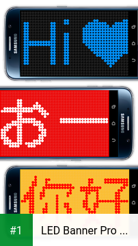 LED Banner Pro for Android app screenshot 1