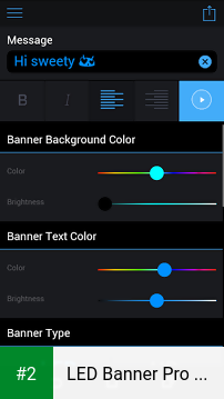 LED Banner Pro for Android apk screenshot 2