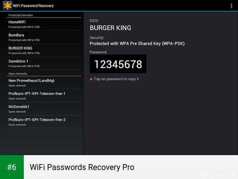 WiFi Passwords Recovery Pro apk screenshot 6
