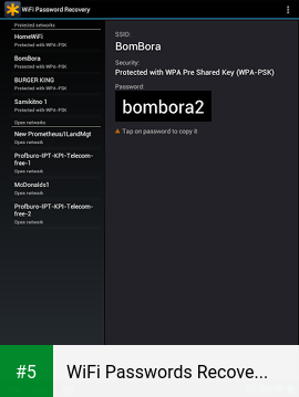 WiFi Passwords Recovery Pro app screenshot 5