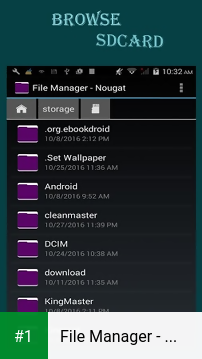 File Manager - Nougat app screenshot 1