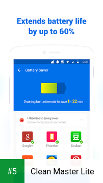 Clean Master Lite app screenshot 5