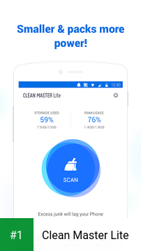 Clean Master Lite app screenshot 1