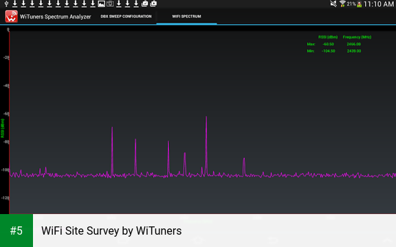 WiFi Site Survey by WiTuners app screenshot 5