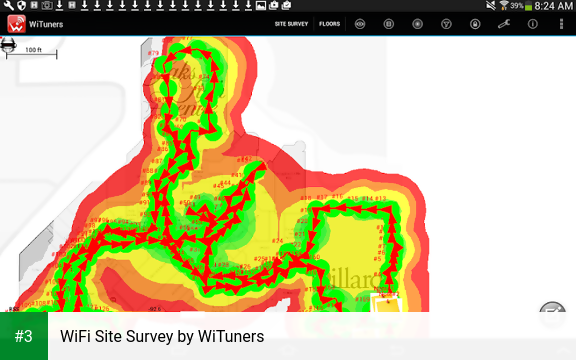WiFi Site Survey by WiTuners app screenshot 3