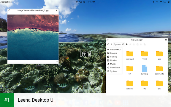 Leena Desktop UI app screenshot 1