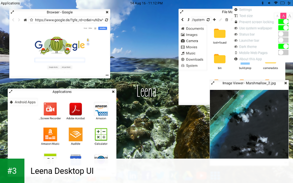 Leena Desktop UI app screenshot 3