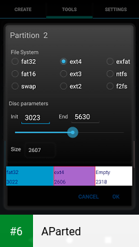 AParted apk screenshot 6