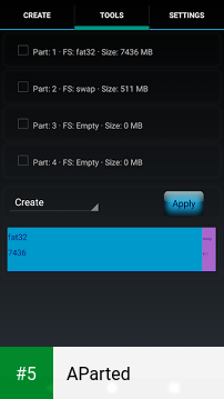 AParted app screenshot 5
