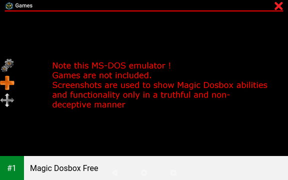 Magic Dosbox Free app screenshot 1