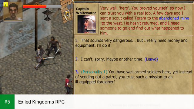 Exiled Kingdoms RPG app screenshot 5