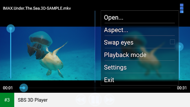 SBS 3D Player app screenshot 3