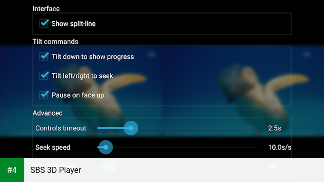SBS 3D Player apk screenshot 4