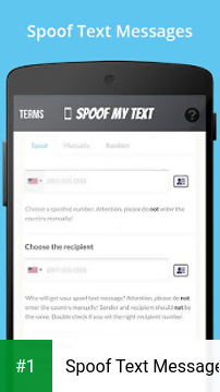 Spoof Text Message app screenshot 1