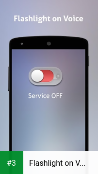 Flashlight on Voice app screenshot 3