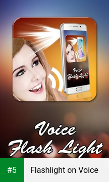 Flashlight on Voice app screenshot 5