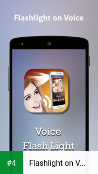 Flashlight on Voice apk screenshot 4