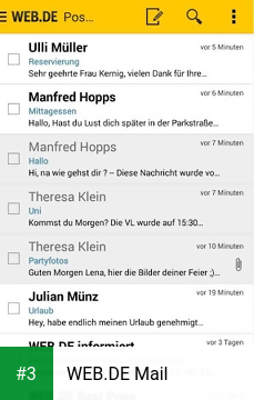 WEB.DE Mail app screenshot 3