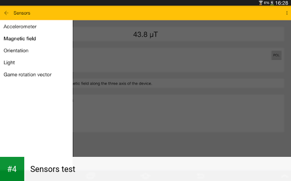 Sensors test apk screenshot 4