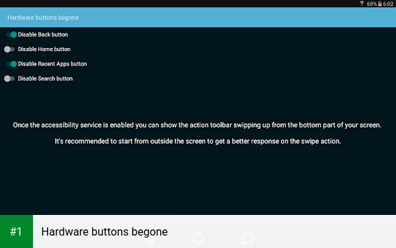 Hardware buttons begone app screenshot 1