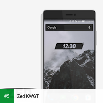 Zed KWGT app screenshot 5