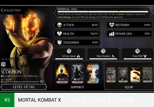 MORTAL KOMBAT X app screenshot 3