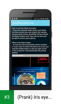 (Prank) Iris eye scanner app screenshot 3