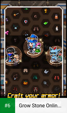 Grow Stone Online : 2d pixel RPG, MMORPG game apk screenshot 6