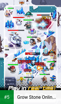 Grow Stone Online : 2d pixel RPG, MMORPG game app screenshot 5